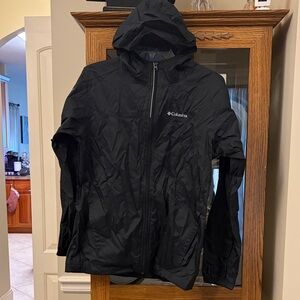Columbia Black Windbreaker Jacket